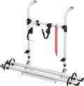 Sykkelstativ Carry-Bike Simple Plus 200 for campingvogn, 2 sykler sett fra siden