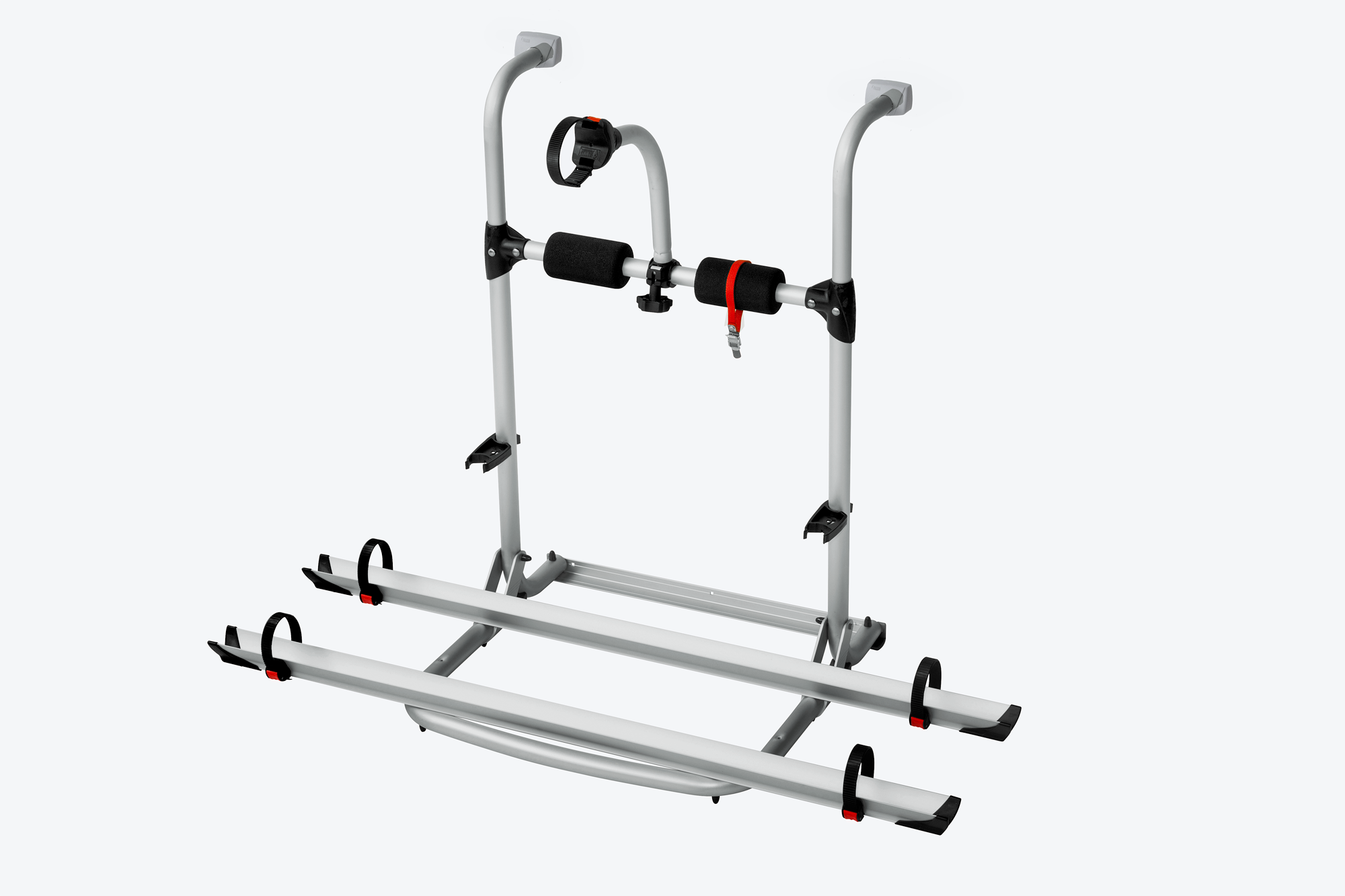 Sykkelstativ Carry-Bike UL for 2 sykler aluminium 5,6 kg forfra