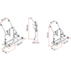 Bakside av Sykkelstativ Carry-Bike VW T4 for 2 sykler