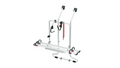 Sykkelstativ Carry-Bike VW T4 D for 2 sykler foran