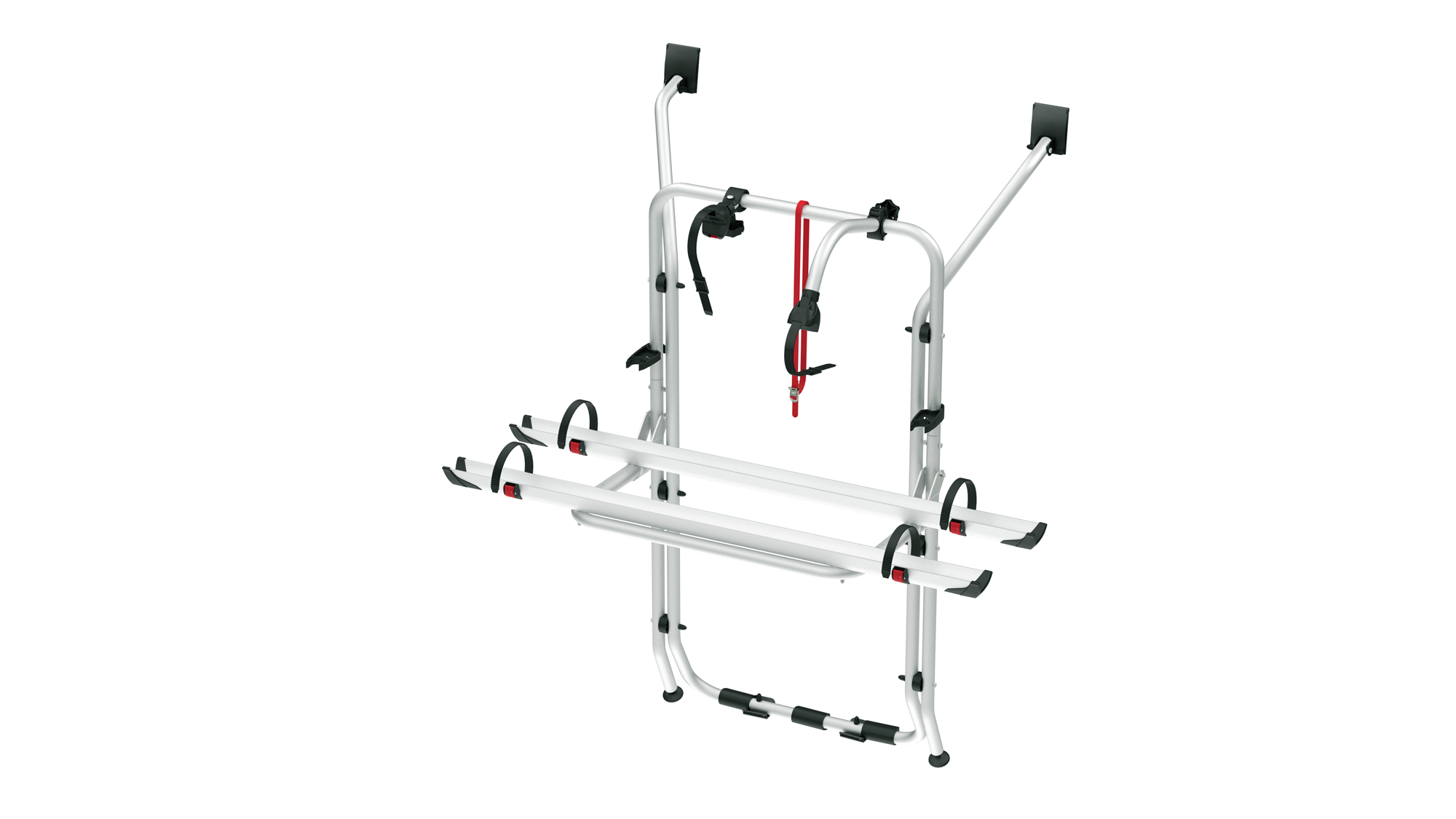Sykkelstativ Carry-Bike VW T5 for 2 sykler forfra