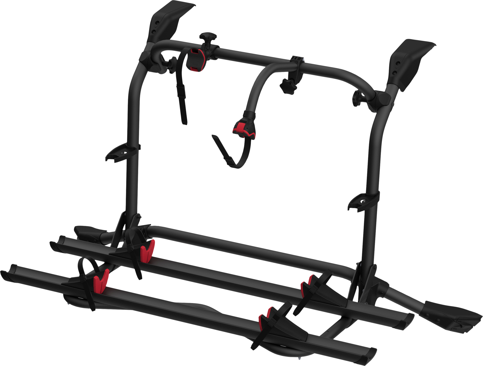 Sykkelstativ Carry-Bike VW T5 T6 Pro forfra