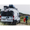 Nærbilde av Thule AcuTight knapper på Sykkelstativ Elite Van XT for Fiat Ducato