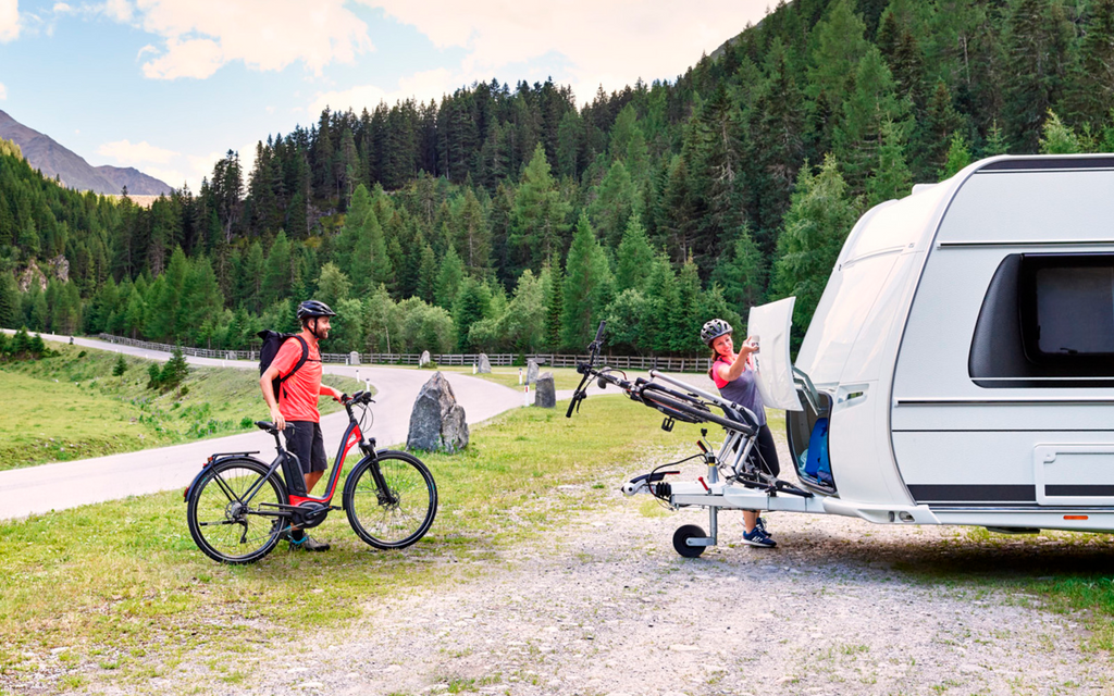 Oversikt over Sykkelstativ for dragararm Caravan Superb fra Thule