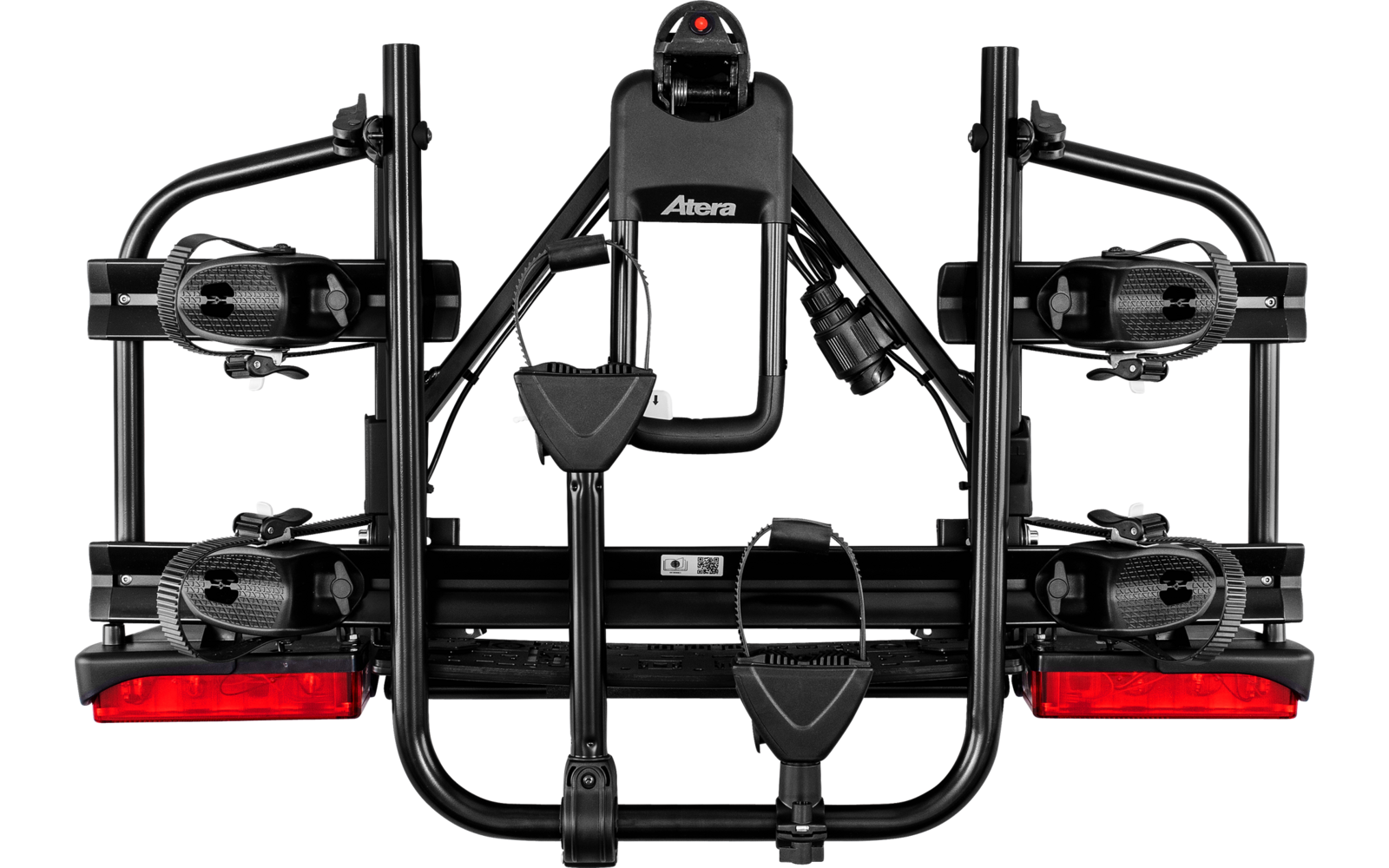 Montert Sykkelstativ Strada E-Bike Pro Black Edition med sykler