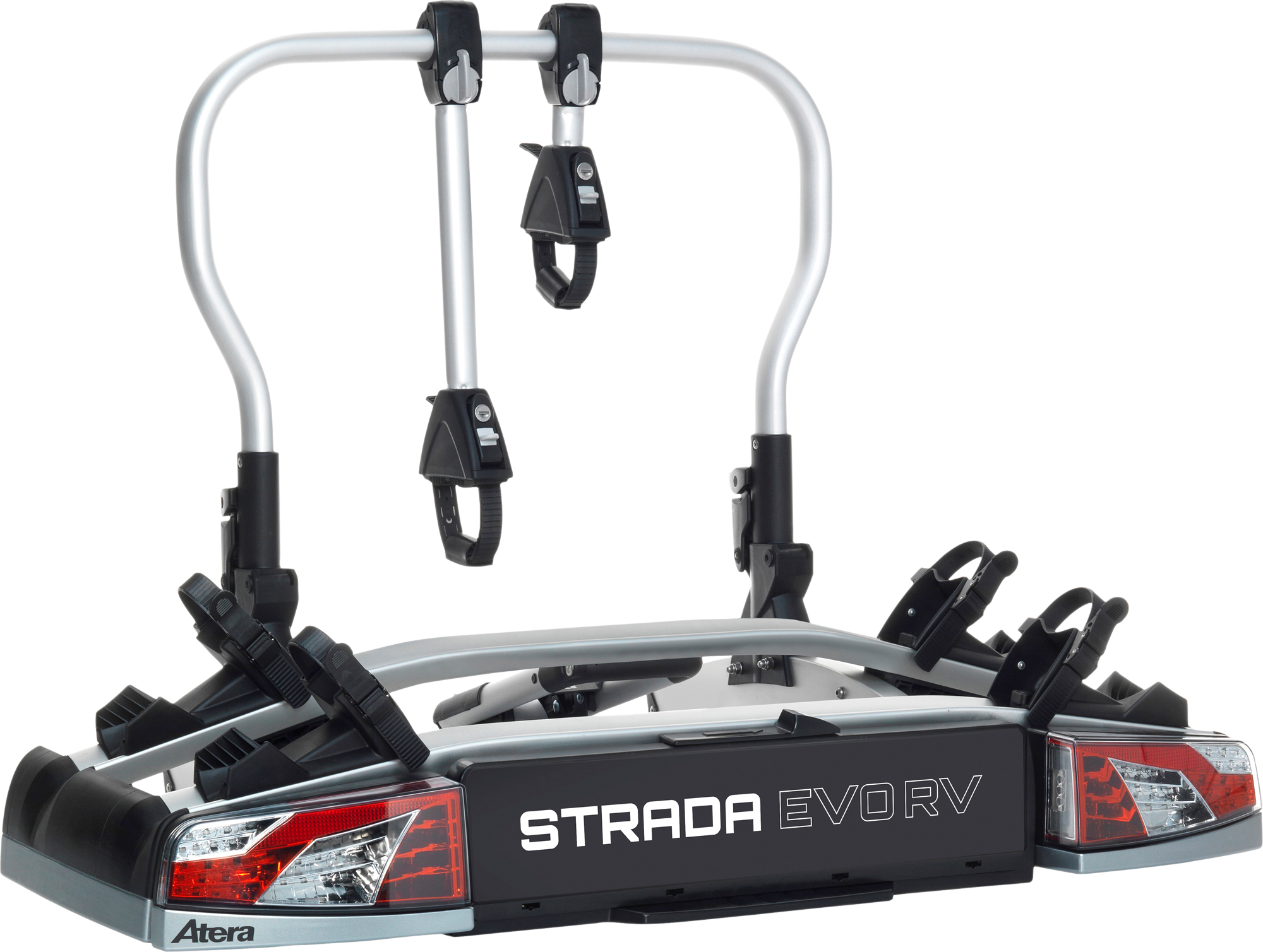 Sykkelstativ Strada Evo RV for tilhengerfeste forfra