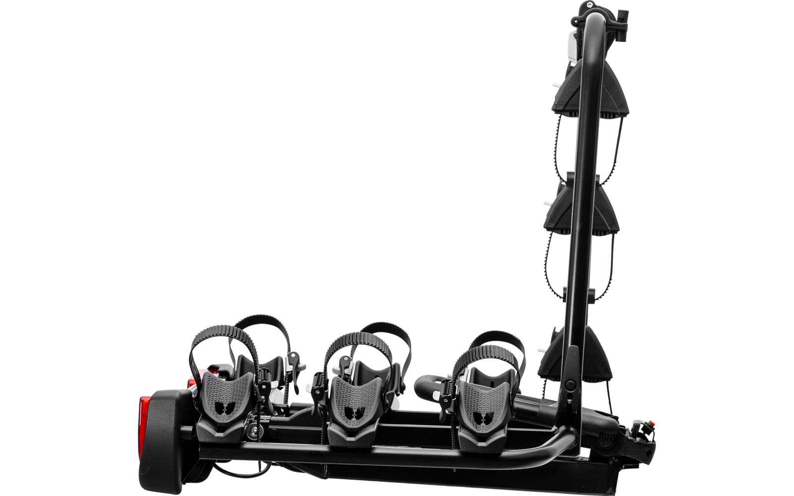 Sykkelstativ Strada Sport 3 Pro viser utvidbar ekstra skinne