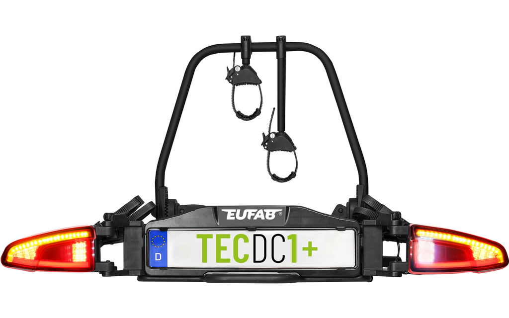 Detalj av LED-baklys på Sykkelstativ TECDC1+