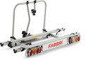 Sykkelstativ for tilhengerfeste aluminium 2 sykler 60 kg - Fabbri forfra