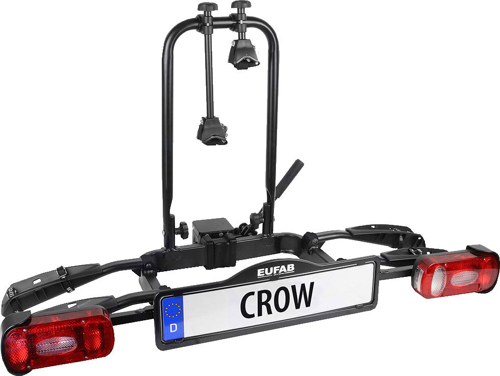 Sykkelstativ for tilhengerfeste Crow for 2 sykler, 13 kg fra Eufab