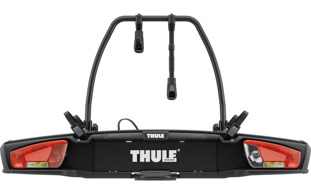 Bakside av Sykkelstativ for tilhengerfeste VeloSpace 3 for 2+1 sykler - Thule