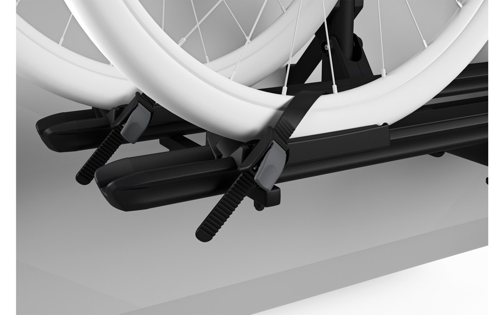 Detalj av sykkelarm på Sykkelstativ VeloTrack Frame for Ducato/Jumper/Boxer, 2 sykler, E-Bike