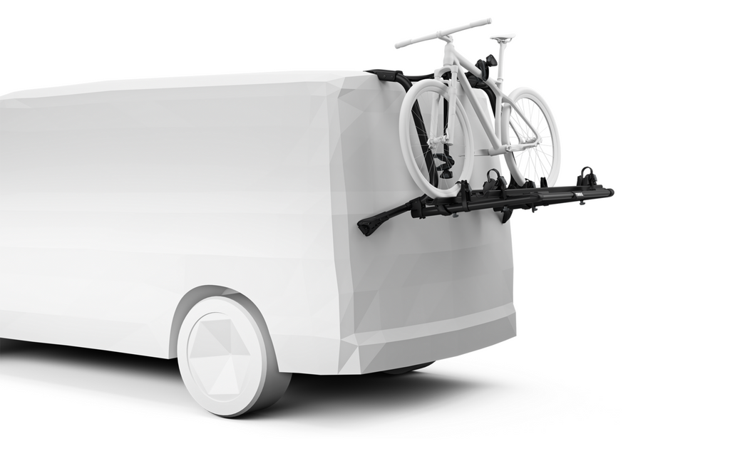 Sykkelstativ WanderWay for bakdør, 2 sykler, VW T6 - Thule