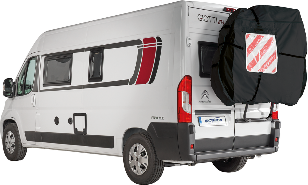 Sykkeltrekk Concept Blackline for 2 sykler sett forfra