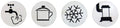 Symbolsett for ventilblokker, 4 symboler for bedre oversikt