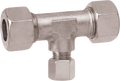 T-reduksjonskoppling 10 x 8 x 10 mm type TR - GOK forzinket stål montert
