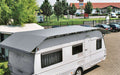 Takbeskyttelse for campingvogn Typ 1 380-450 cm montert på campingvogn