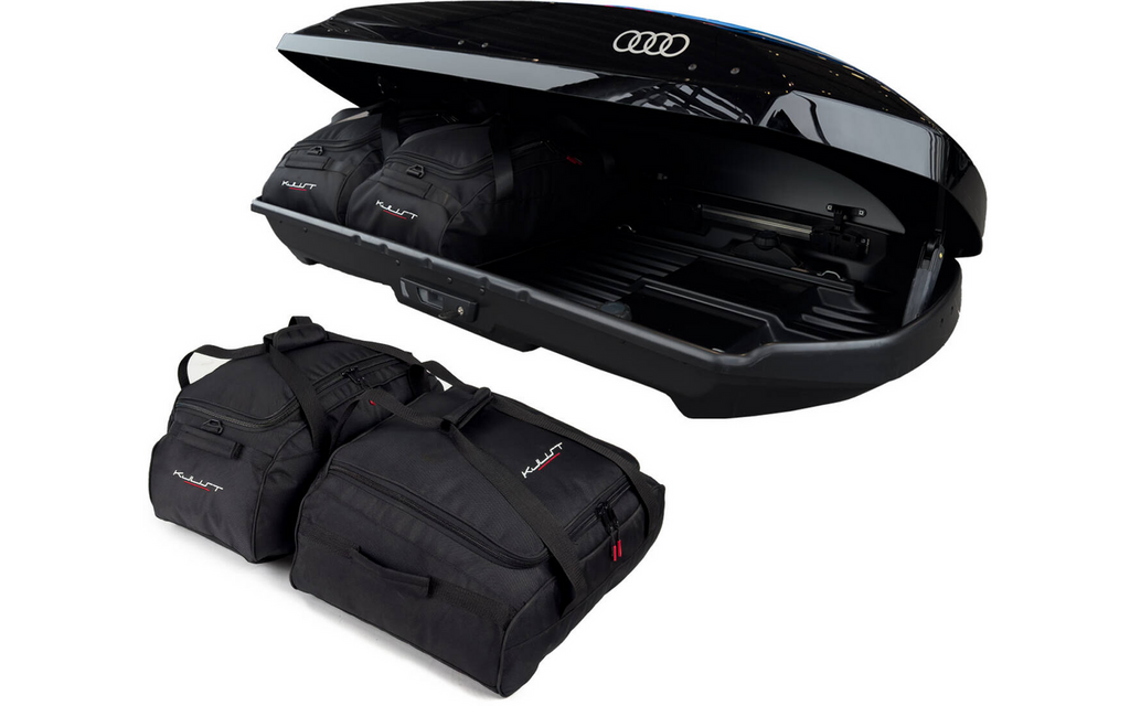 Detalj av Takboksvesker 4-delers sett for Audi original takboks 310 l glidelås