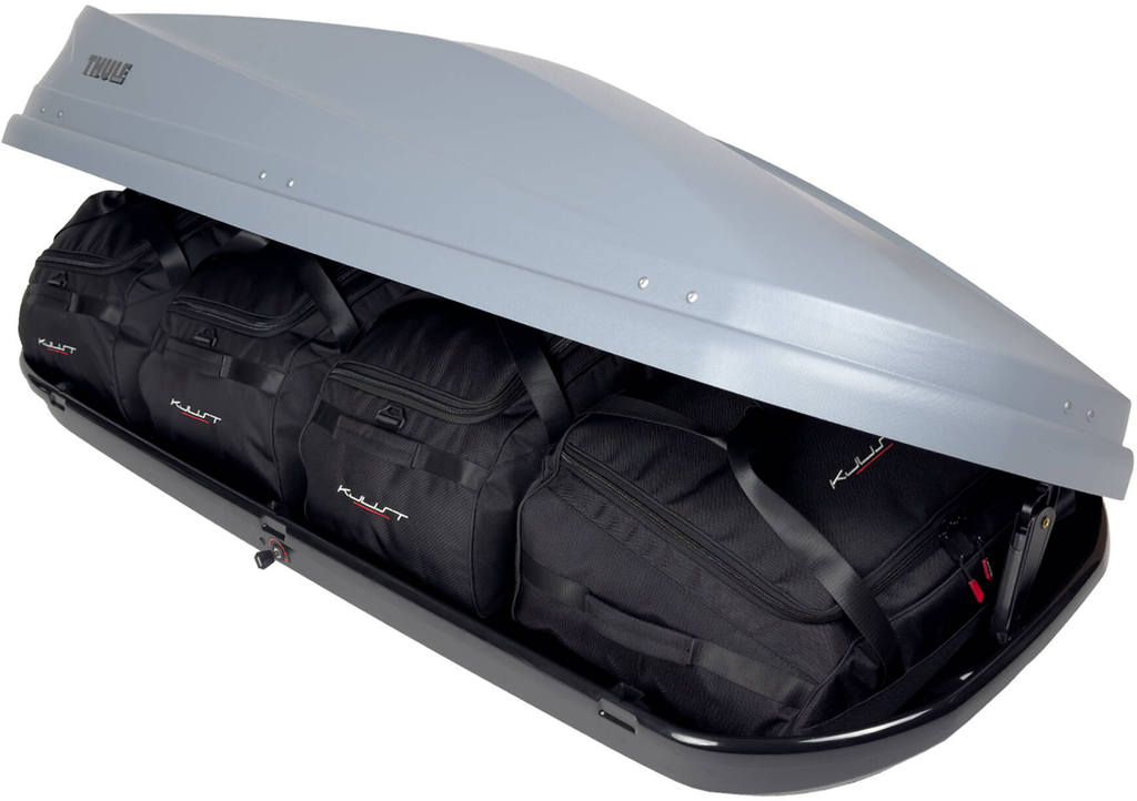 Takboksvesker 4-delers sett for Thule Touring L forfra
