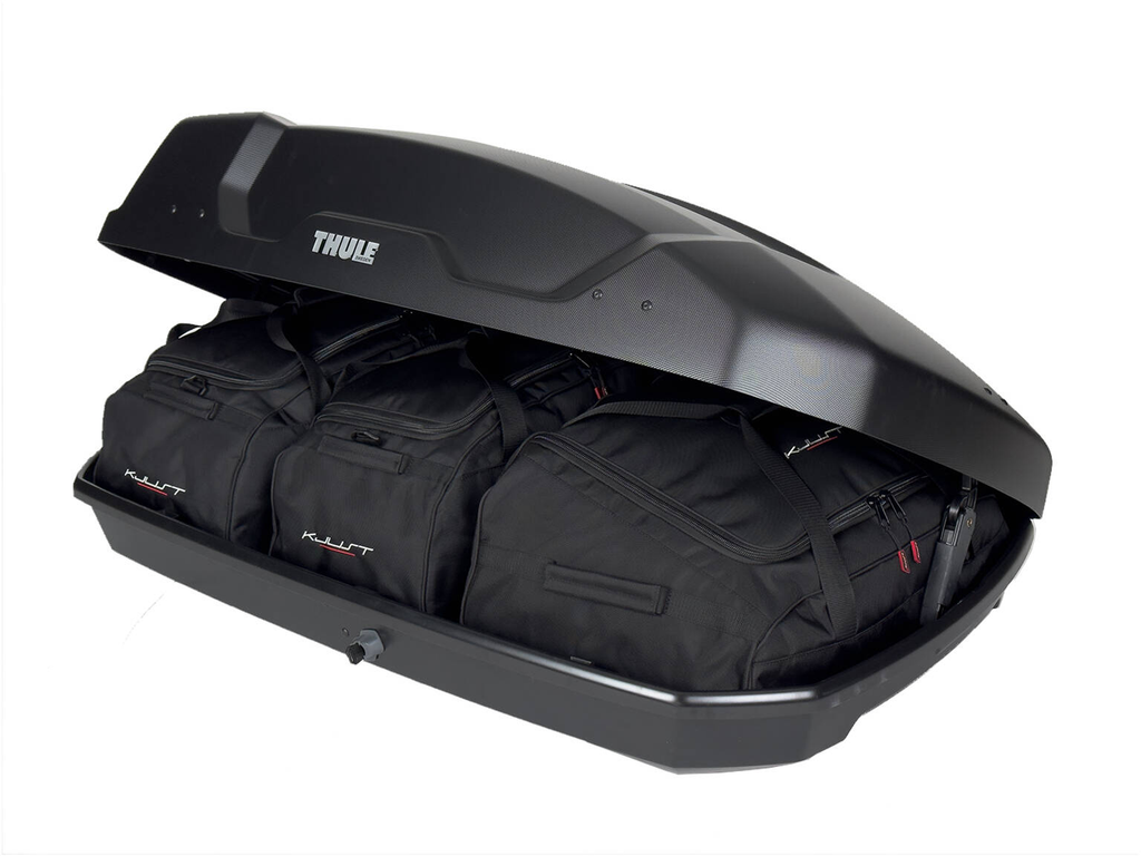 Takboksveskesett for Thule Force XT S, svart forfra