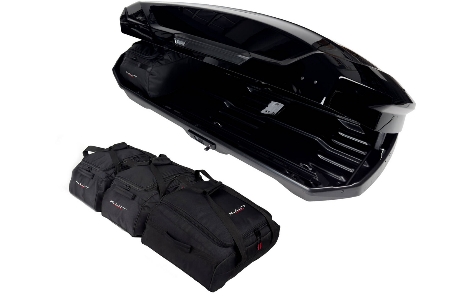 Montert Takboksveskesett for Thule Motion 3 L, svart i takboks