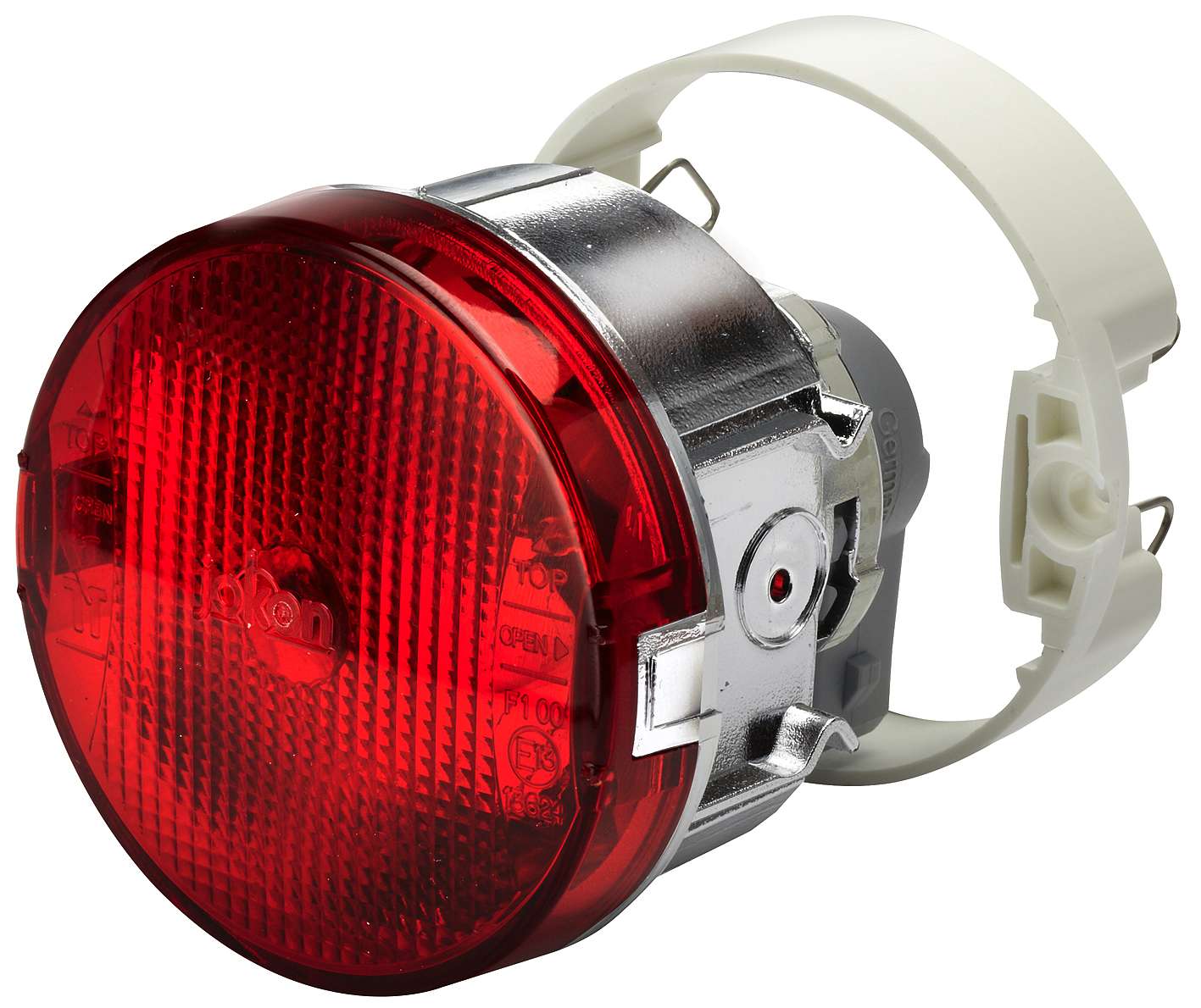 Tåkebaklykt SN 65 12V 21W rød 73x65 mm for campingvogn og bil