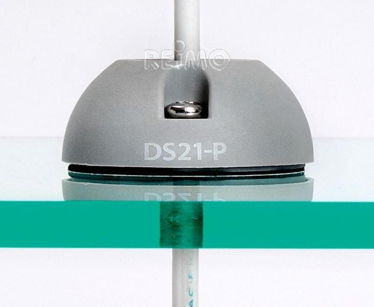 Detalj av Takgjennomføring plast DS21/A Ø21mm vanntett lysegrå