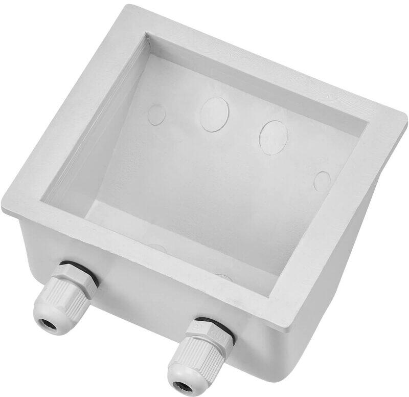 Bakside av Takgjennomføring for solcelleanlegg i plast, hvit 90x100mm - ECTIVE