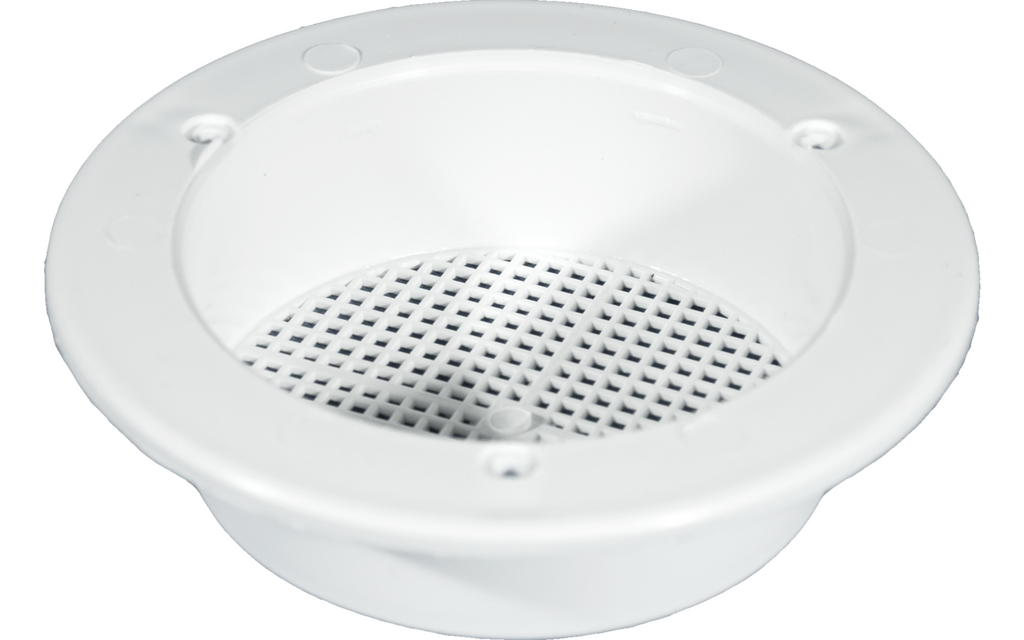 Taklufter med insektnett 190 mm Knorz bakside