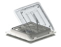 Takluke 40x40 cm med vifte myggnett og mørklegging 12V Fiamma for bobil