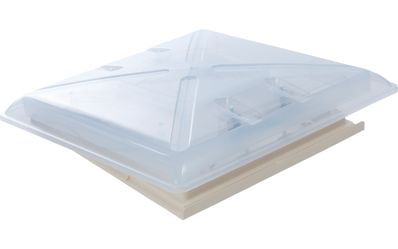 Takluke modell 4600K 40 x 40 cm med kombi-rullegardin montert i campingvogn