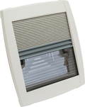 Takluke modell 4600K 40 x 40 cm med kombi-rullegardin forfra