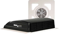 Takluke Maxxfan Mini plus smoke med LED og vifte 360x360 mm foran