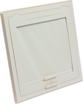 Takluke modell 46 40 x 40 cm melkeglass med rollo forfra