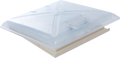 Takluke MPK 4600K 40 x 40 cm med kombirullegardin forfra