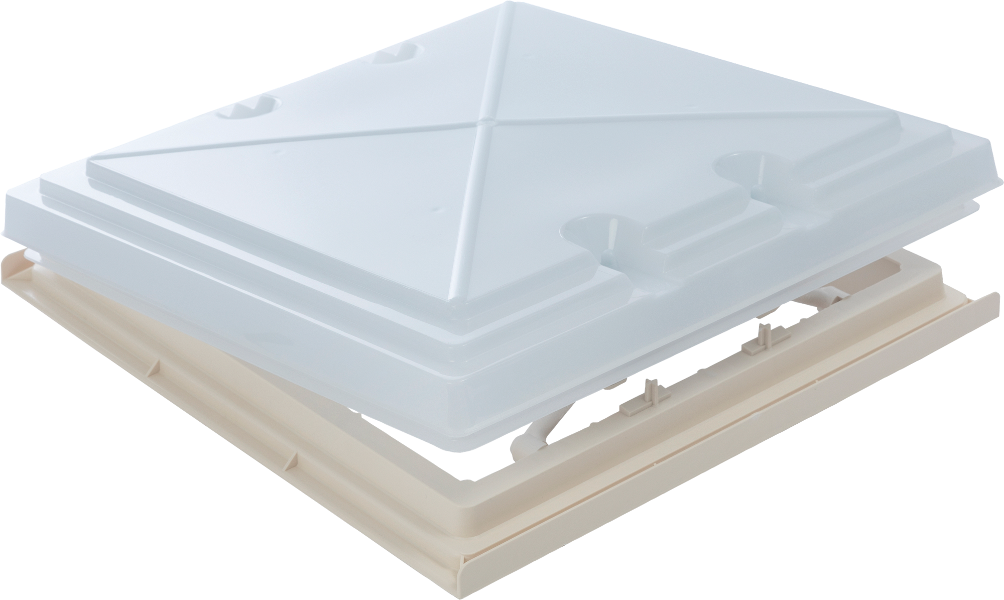 Takluke MPK Modell 42 melkeglass 40 x 40 cm forfra