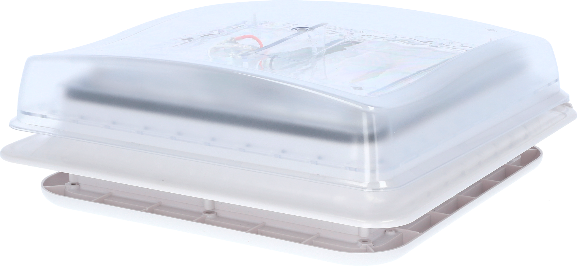Takluke Turbo Vent 28x28 cm med vifte og myggnett forfra