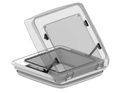 Takluke Vent F Pro 40x40 cm crystal fra Fiamma montert på campingbobil
