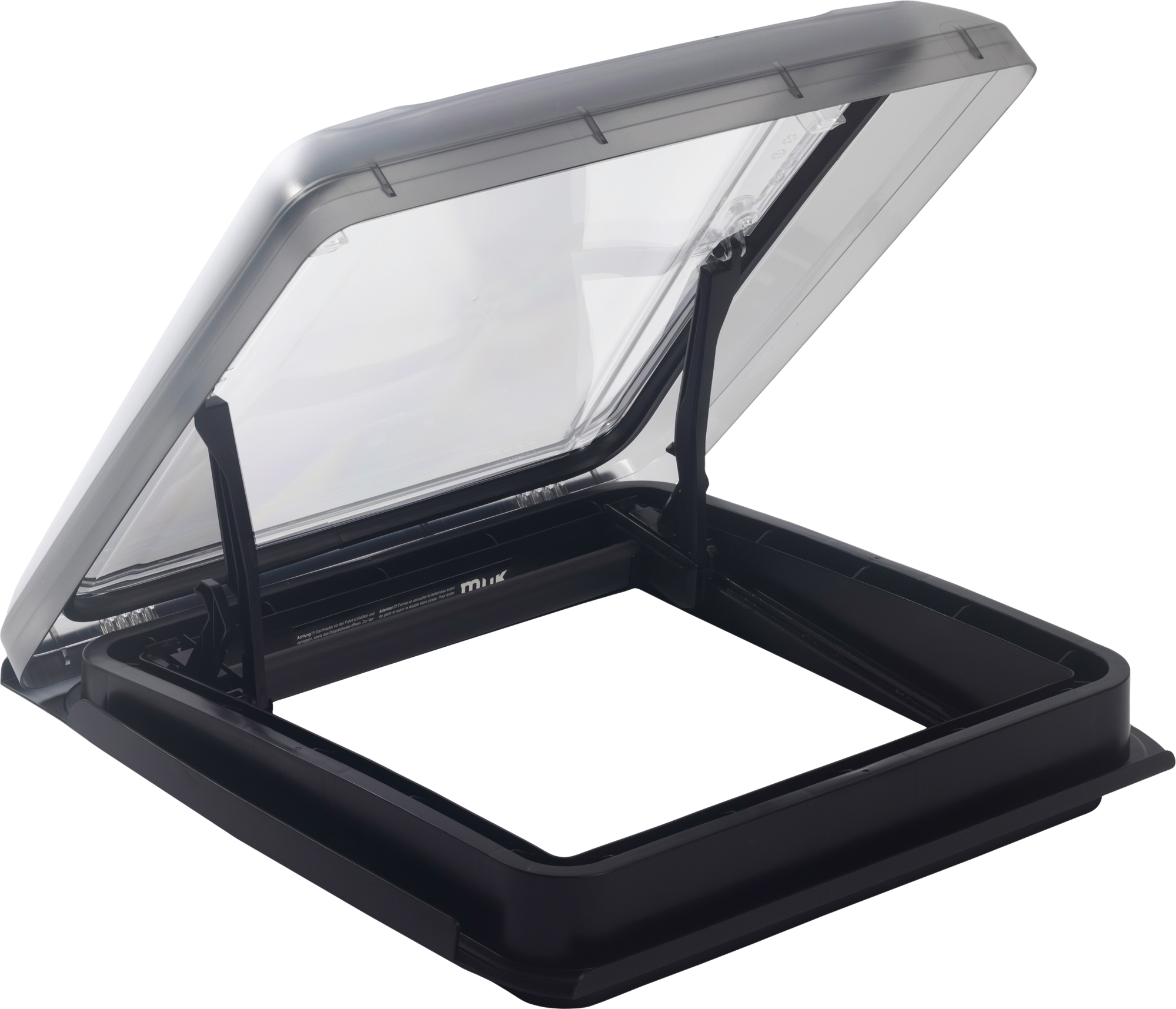 Takluke VisionStar M LED 400x400 mm svart forfra