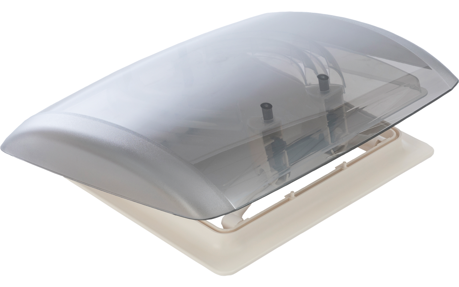 Takluke VisionVent S Pro 28 x 28 cm røykglass med dobbelt plissert gardin