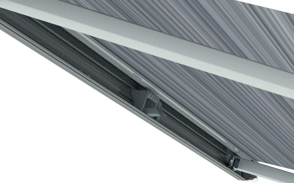 Takmarkise F45L 250 cm utfall for bobil og kassevogn - Fiamma detalj av dukmateriale