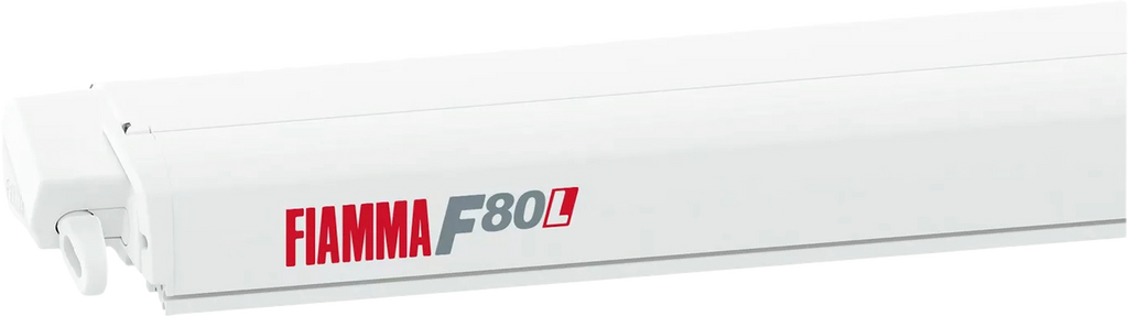 Takmarkise F80L 450 cm med sveiv Polar White forfra