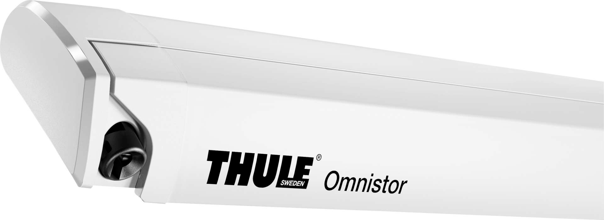 Takmarkise Omnistor 9200 hvit 300 cm utstikk montert på bobil