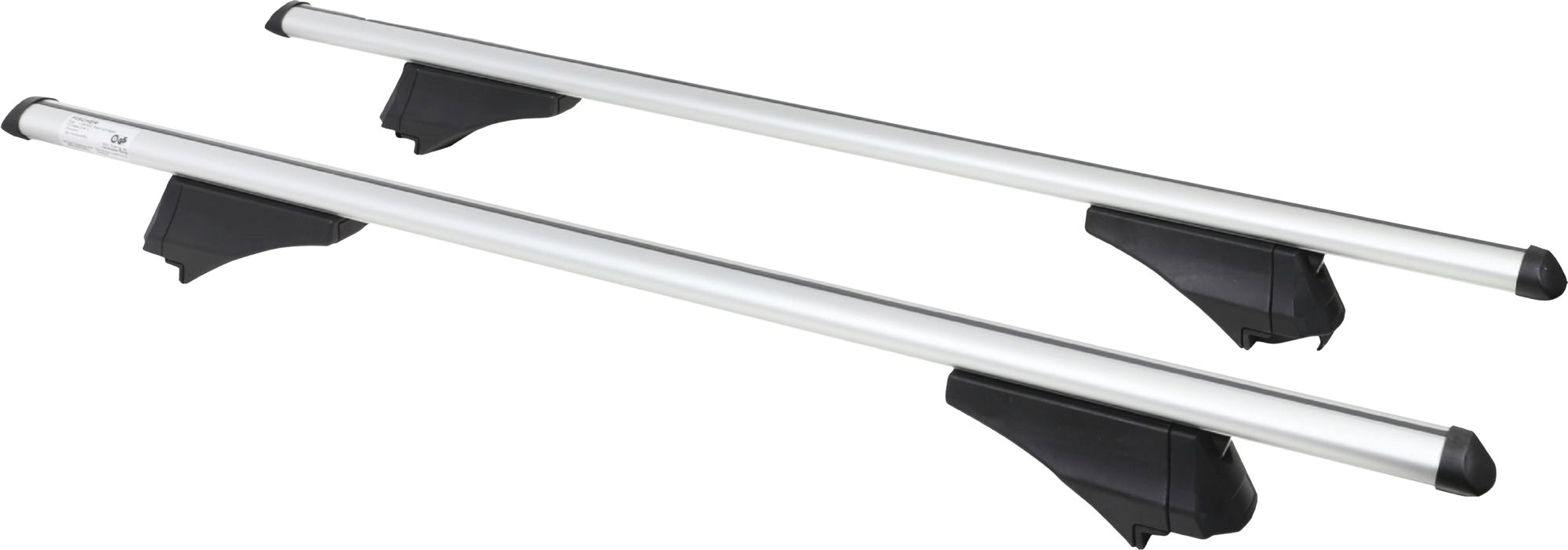 Takrelingbærer CrossLine trinnløs justerbar 121 cm aluminium - Fischer montert på bil