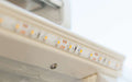 Takrenne med LED for skyvedør Fiat Ducato hvit 150 cm montert