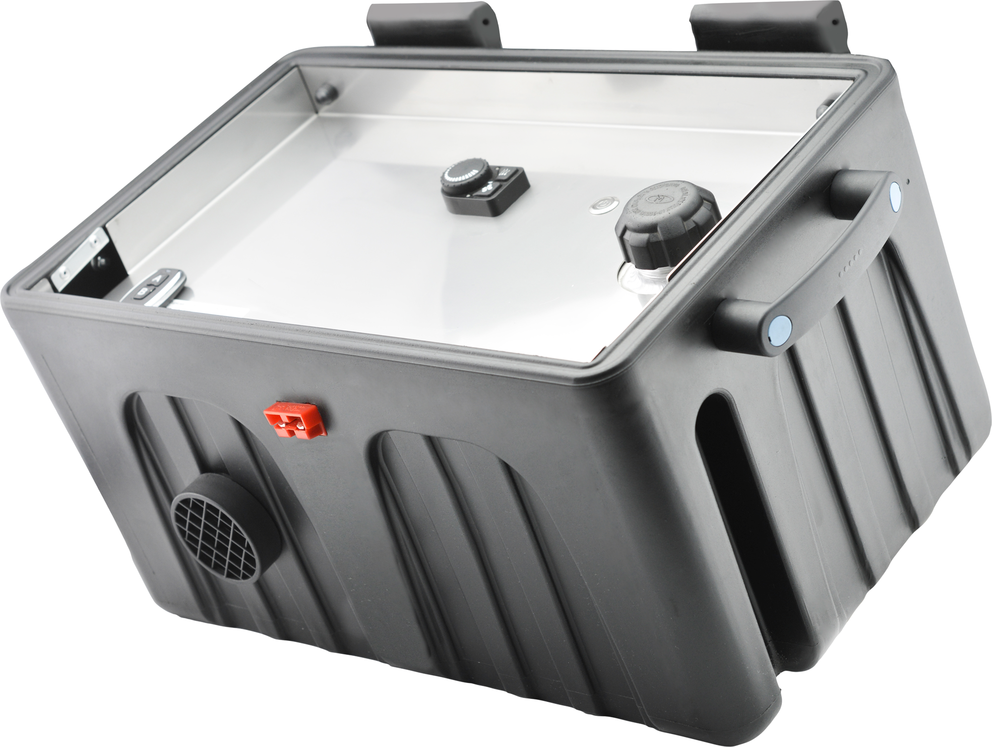 Takteltvarmer med 10L tank, 11 kg, mobil dieselvarmer forfra
