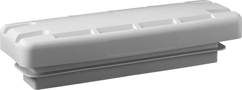 Takventilasjon LS-R500 hvit 54,8 x 14 x 20,5 cm montert på campingvogn