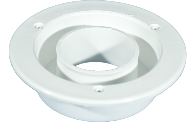 Takventilator 190 mm med slangetilkobling 60 mm hvit - Knorz nærbilde