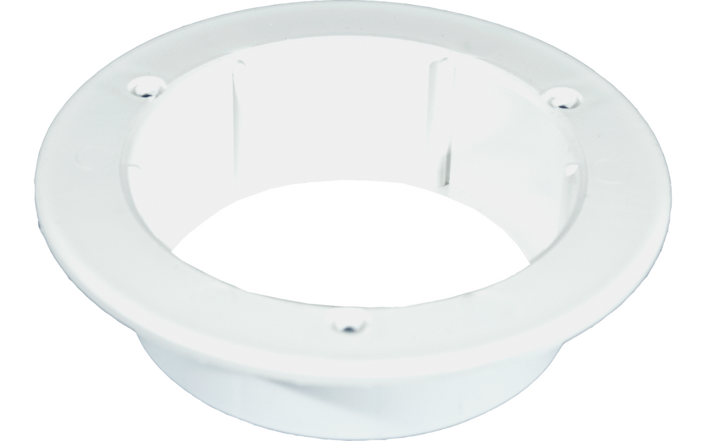 Takventilator for avtrekk 190 mm med slangetilkobling 80 mm hvit montert på tak