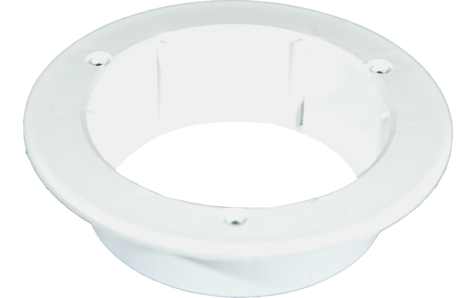 Takventilator for avtrekk 190 mm med slangetilkobling 80 mm hvit montert på tak
